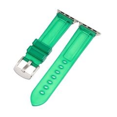 E2M Apple Watch 38-40-41mm KRD-23 Transparent Açık Yeşil Kordon