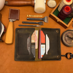 BİDERİ ANİ HAKİKİ DERİ PASSPORT CÜZDAN KILIF HAKİ