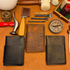 BİDERİ ANİ HAKİKİ DERİ PASSPORT CÜZDAN KILIF HAKİ