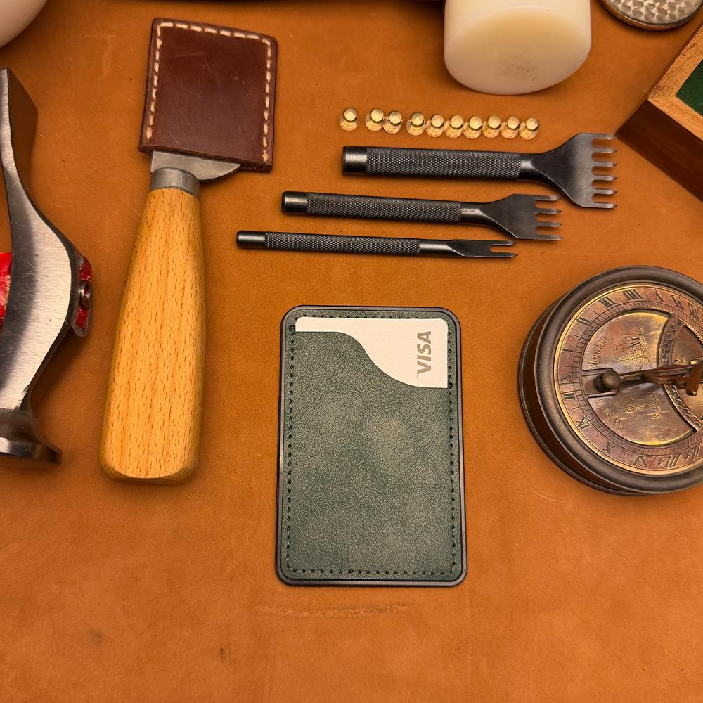 BİDERİ KYBELE HAKİKİ DERİ YAPIŞKANLI KARTLIK HAKİ