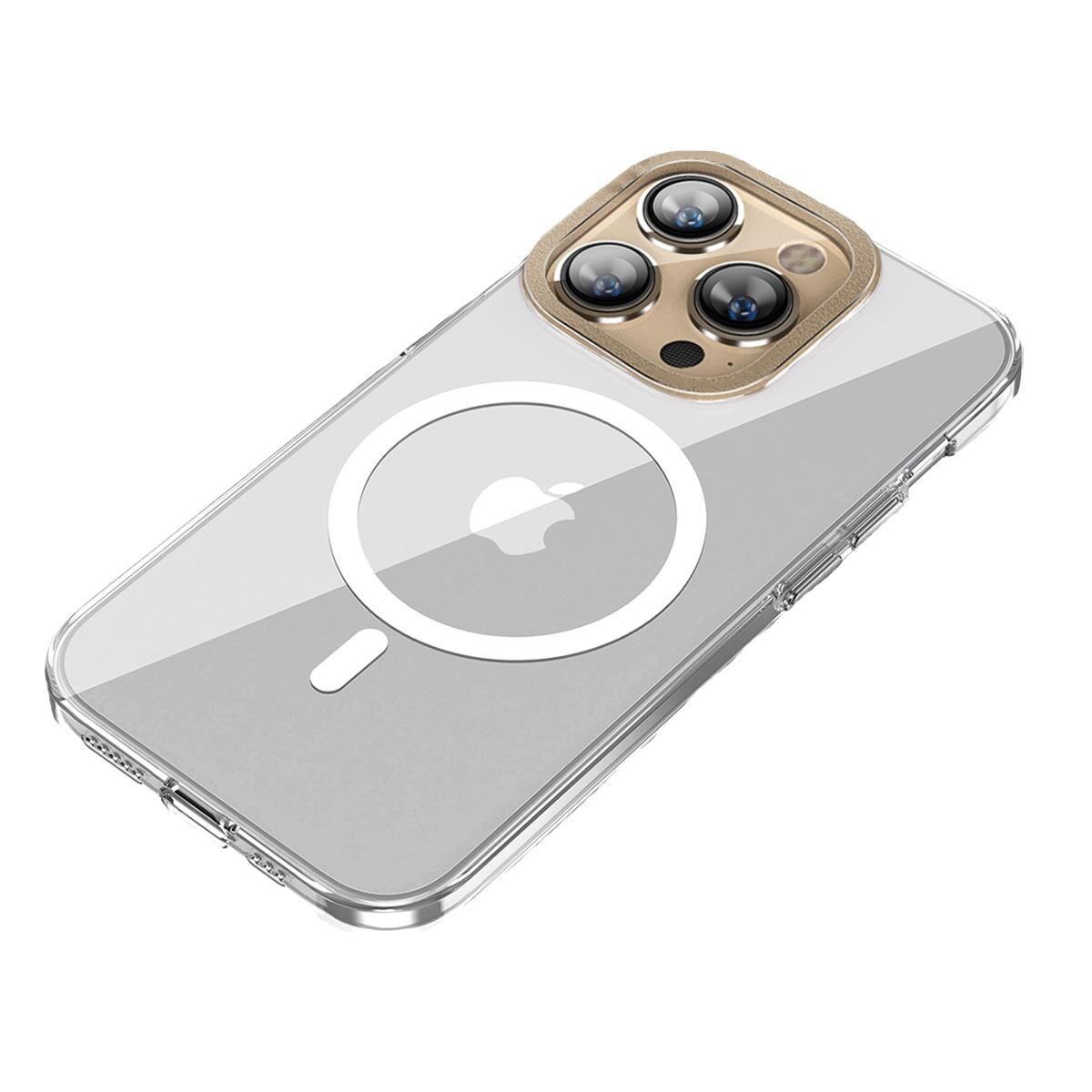 BİKAPAK MAGFIT IPHONE 15 PRO ŞEFFAF KAPAK