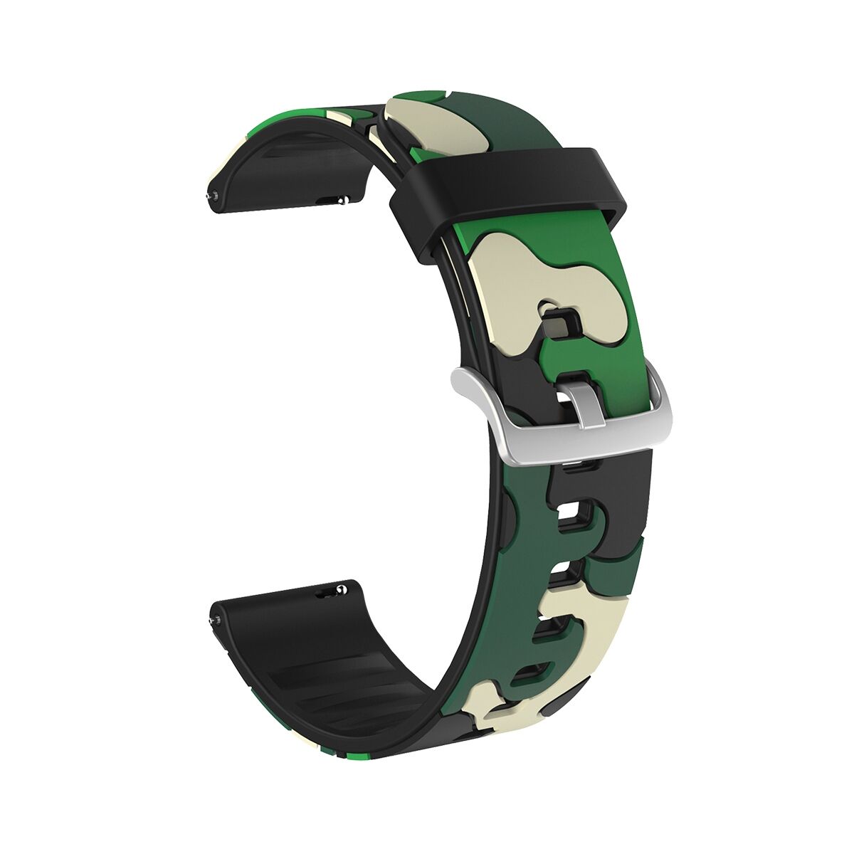 E2M Samsung Watch 22mm KRD-24 Kamuflaj Yeşil Kordon