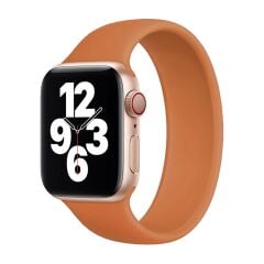 E2M Apple Watch 42-44-45-46-49mm KRD-18 Silikon M Turuncu Kordon