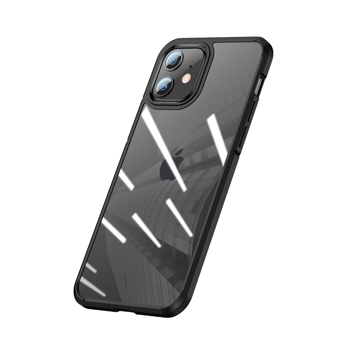 BİKAPAK ELIT CRYSTAL IPHONE 12 MİNİ SİYAH KAPAK