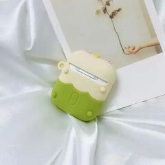 E2M AIRPODS 3 KILIF PEMBE YANAK YEŞİL