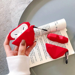 E2M AIRPODS 3 KILIF ORİGAMİ KALP KIRMIZI