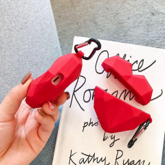 E2M AIRPODS 3 KILIF ORİGAMİ KALP KIRMIZI