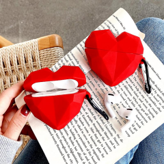 E2M AIRPODS 3 KILIF ORİGAMİ KALP KIRMIZI