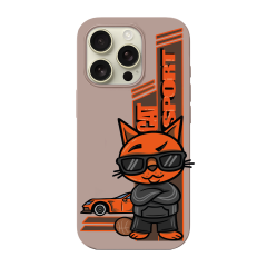 BİKAPAK Cat Sport Turuncu Desenli Kapak