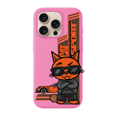 BİKAPAK Cat Sport Turuncu Desenli Kapak