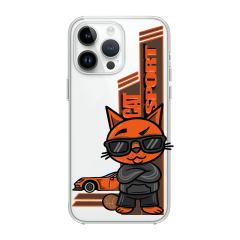 BİKAPAK Cat Sport Turuncu Desenli Kapak