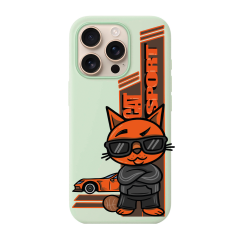 BİKAPAK Cat Sport Turuncu Desenli Kapak