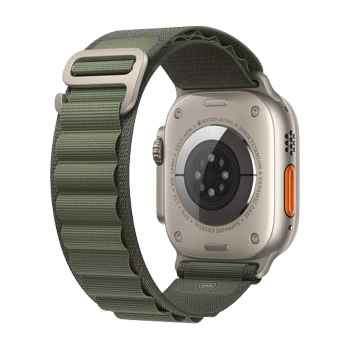 E2M APPLE WATCH 38-40-41MM KRD-26 ALPINE YEŞİL KORDON