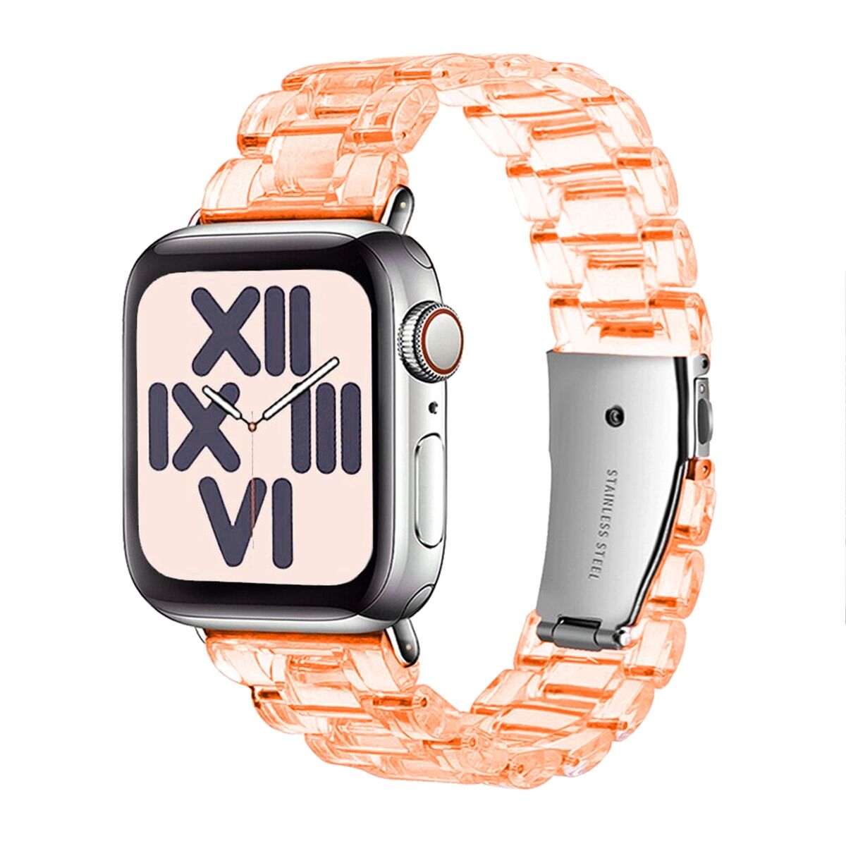 E2M Apple Watch 42-44-45-46-49mm KRD-22 Candy Yavruağzı Kordon