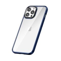 BİKAPAK ELIT CRYSTAL IPHONE 13 PRO MAVİ KAPAK