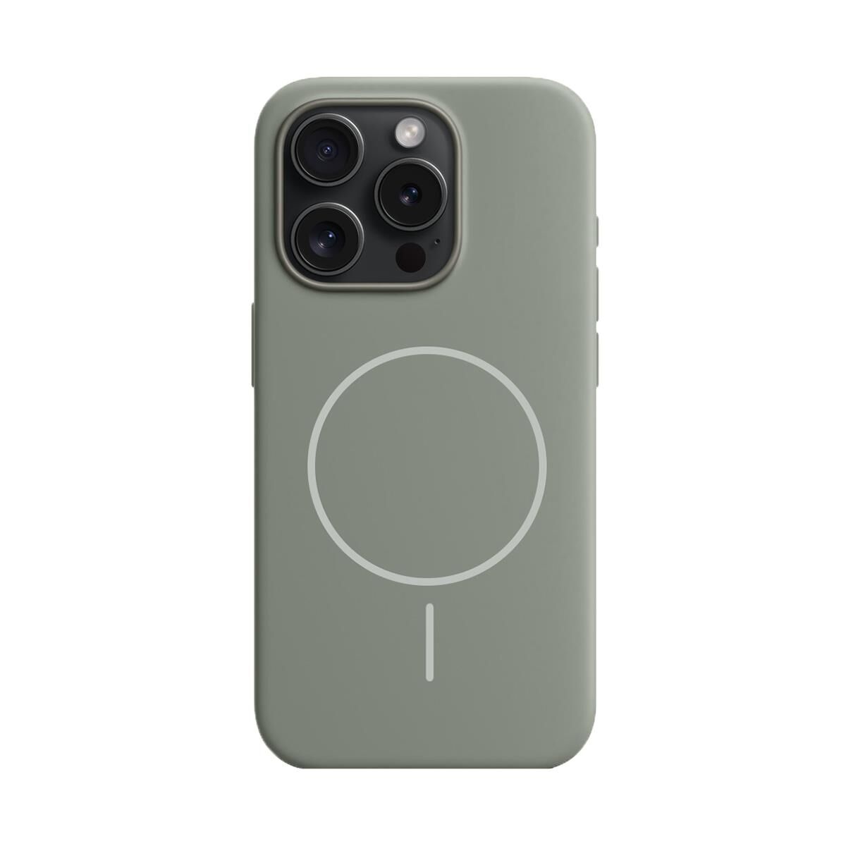 BİKAPAK MAGSENSE IPHONE 15 PRO TİTANYUM GRİ KAPAK