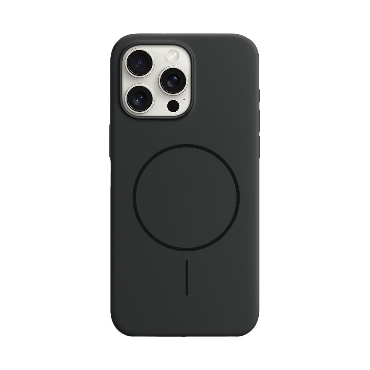 BİKAPAK MAGSENSE IPHONE 15 PRO MAX SİYAH KAPAK