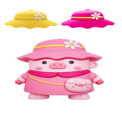 E2M AIRPODS PRO KILIF ŞAPKALI DOMUZCUK PEMBE