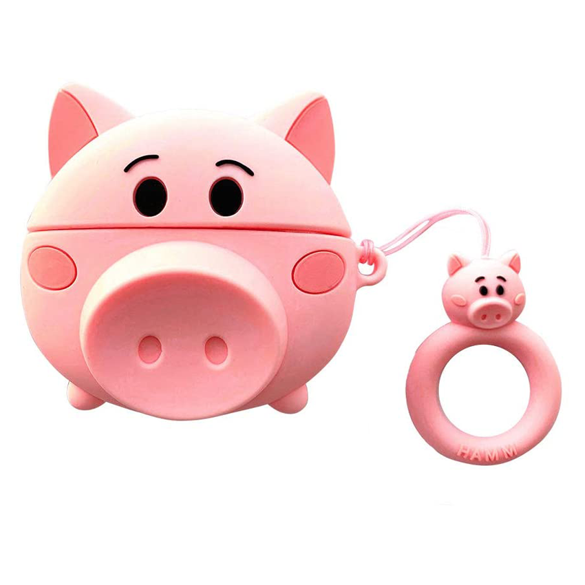 E2M AIRPODS PRO KILIF CUTE DOMUZ PEMBE