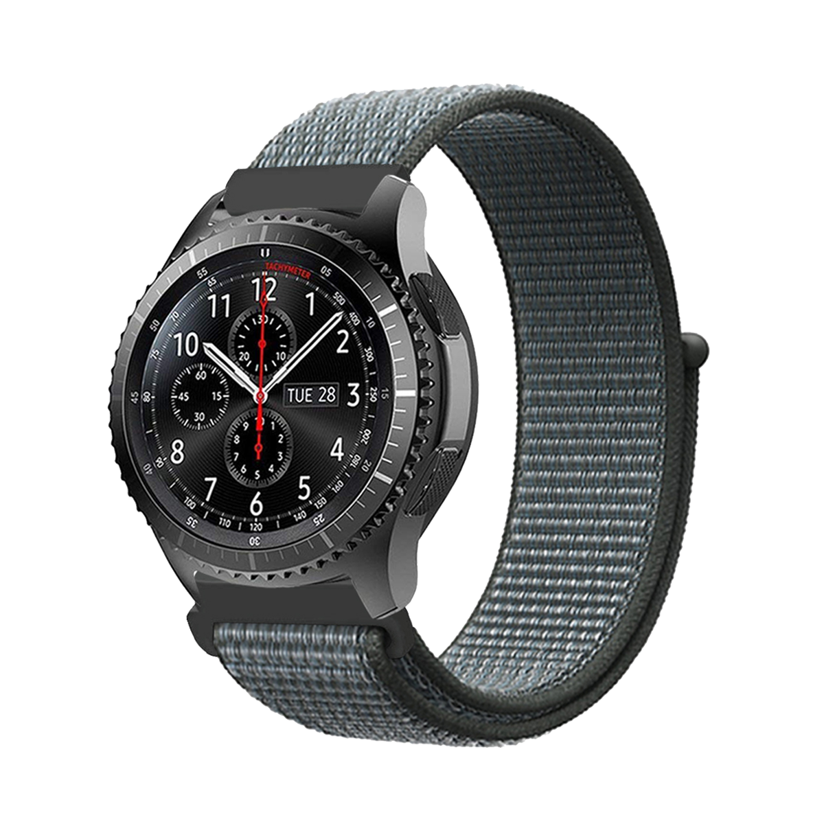 E2M HUAWEI WATCH 22MM KRD-03 HASIR GECE PARILTISI KORDON