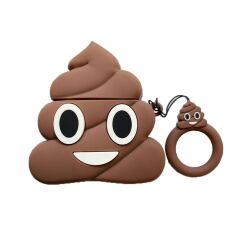 E2M AIRPODS 1-2 KILIF POO KAHVERENGİ