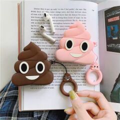 E2M AIRPODS 1-2 KILIF POO KAHVERENGİ