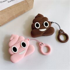 E2M AIRPODS 1-2 KILIF POO KAHVERENGİ