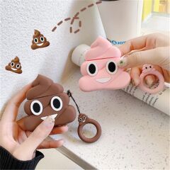 E2M AIRPODS 1-2 KILIF POO KAHVERENGİ