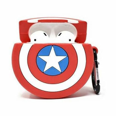 E2M AIRPODS 1-2 KILIF KAPTAN AMERİKA KIRMIZI