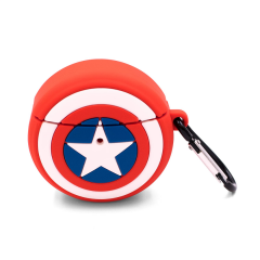 E2M AIRPODS 1-2 KILIF KAPTAN AMERİKA KIRMIZI