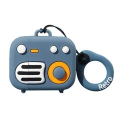 E2M AIRPODS 1-2 KILIF RADYO MAVİ