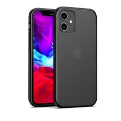 BİKAPAK ELIT ENIGMA IPHONE 12 MİNİ FULL SİYAH KAPAK