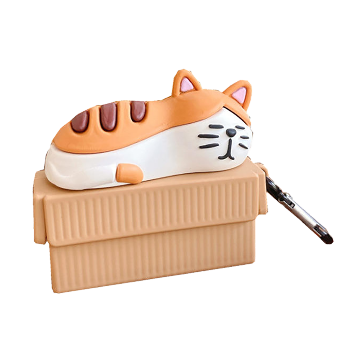 E2M AIRPODS 1-2 KILIF UYUYAN KEDi TURUNCU