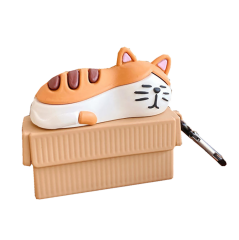 E2M AIRPODS 1-2 KILIF UYUYAN KEDi TURUNCU