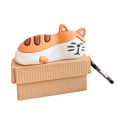 E2M AIRPODS 1-2 KILIF UYUYAN KEDi TURUNCU