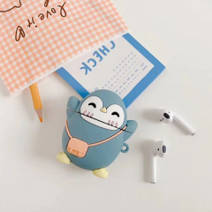 E2M AIRPODS 1-2 KILIF CUTE PENGUEN MAVİ
