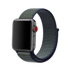 E2M APPLE WATCH 38-40-41MM KRD-03 HASIR PASİFİK YEŞİL KORDON