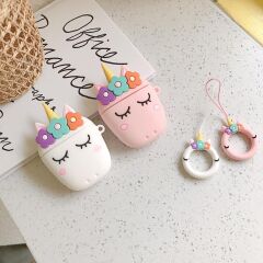E2M AIRPODS 1-2 KILIF UNICORN BEYAZ