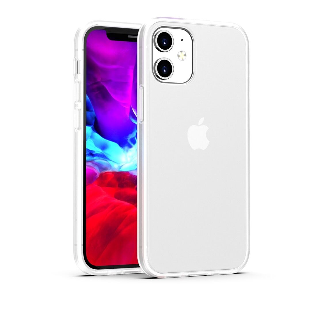 BİKAPAK ELIT ENIGMA IPHONE 12 MİNİ FULL BEYAZ KAPAK