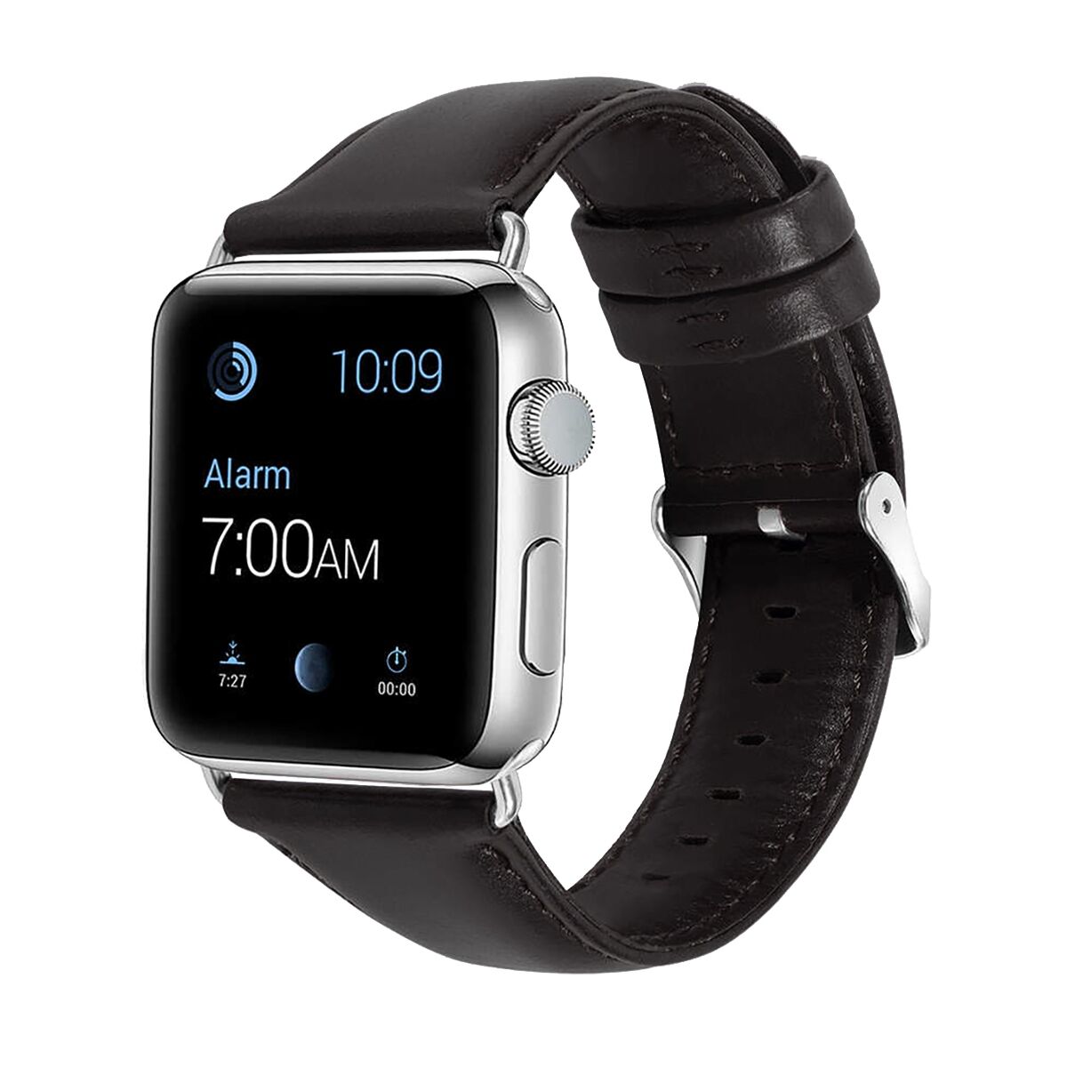 E2M APPLE WATCH 42-44-45-46-49MM KRD-10 DERI ACI KAHVE KORDON