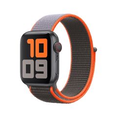 E2M APPLE WATCH 38-40-41MM KRD-03 HASIR SPOR GRİ KORDON