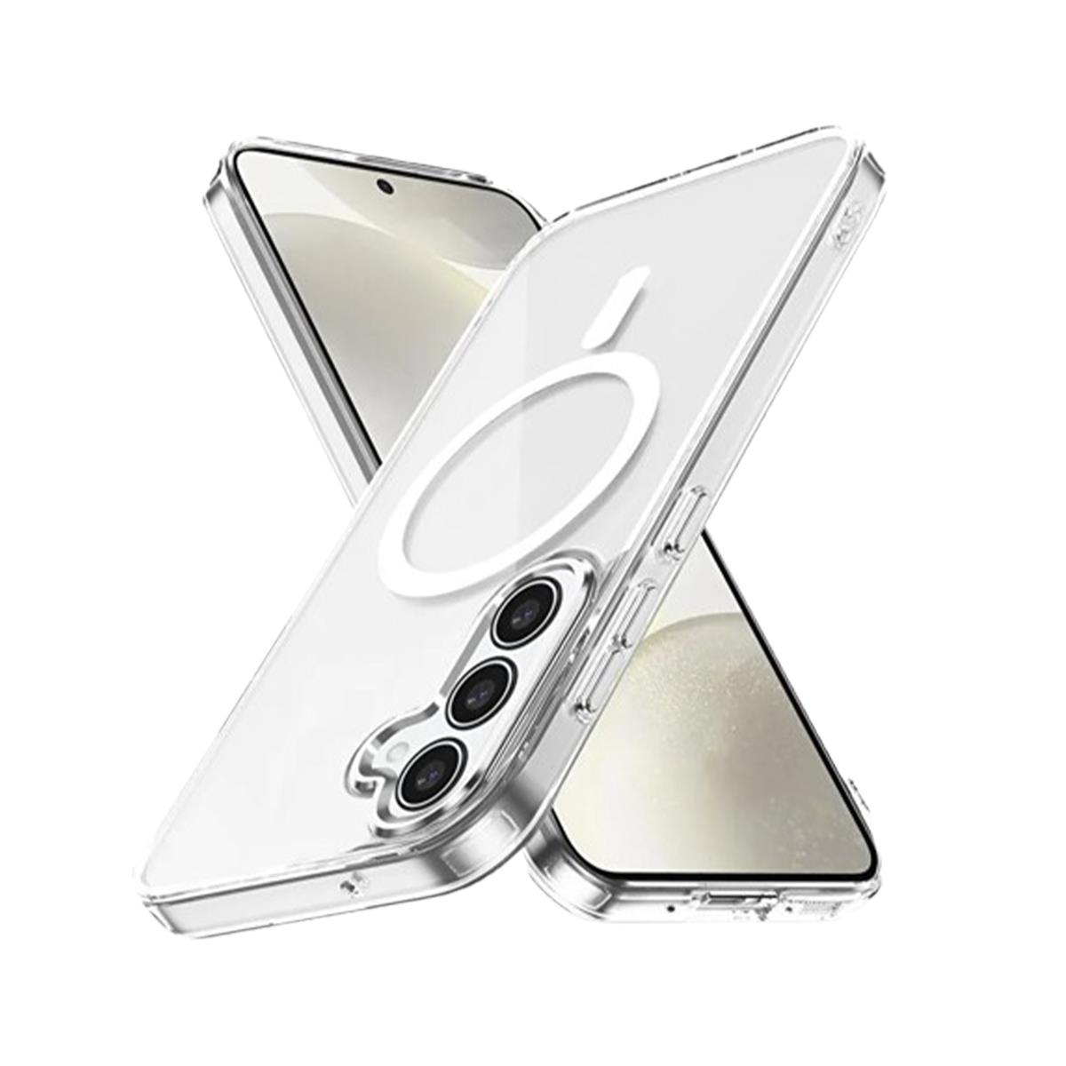 BİKAPAK MAGSLIM SAMSUNG S25 FE ŞEFFAF KAPAK