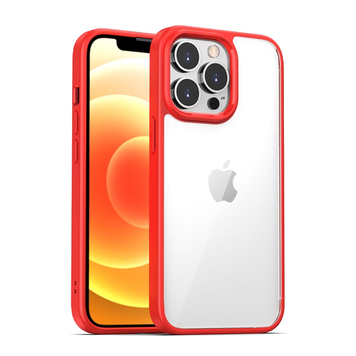 BİKAPAK ELIT SHINE IPHONE 13 PRO KIRMIZI KAPAK