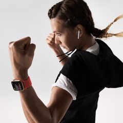 E2M APPLE WATCH 38-40-41MM KRD-03 HASIR SPOR TURUNCU KORDON