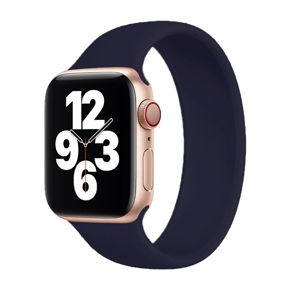 E2M Apple Watch 42-44-45-46-49mm KRD-18 Silikon M Lacivert Kordon