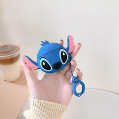 E2M AIRPODS 1-2 KILIF STITCH MAVİ