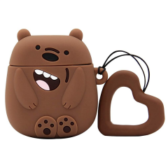 E2M AIRPODS 1-2 KILIF BARE BEAR KAHVERENGİ