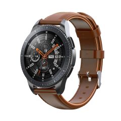 E2M HUAWEI WATCH 42MM (20MM) KRD-10 DERİ KAHVERENGİ KORDON