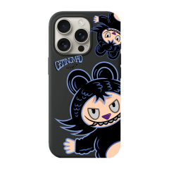 BİKAPAK Beast Desenli Kapak iPhone 13/14 - Siyah