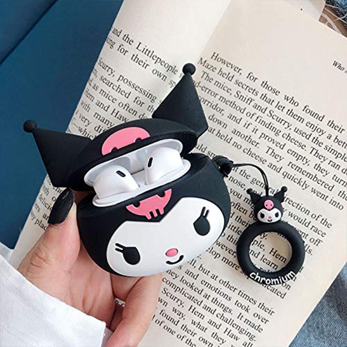 E2M AIRPODS 1-2 KILIF KUROMİ SİYAH